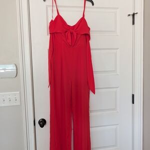 Elegant Red Jumpsuit